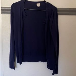 Navy cardigan